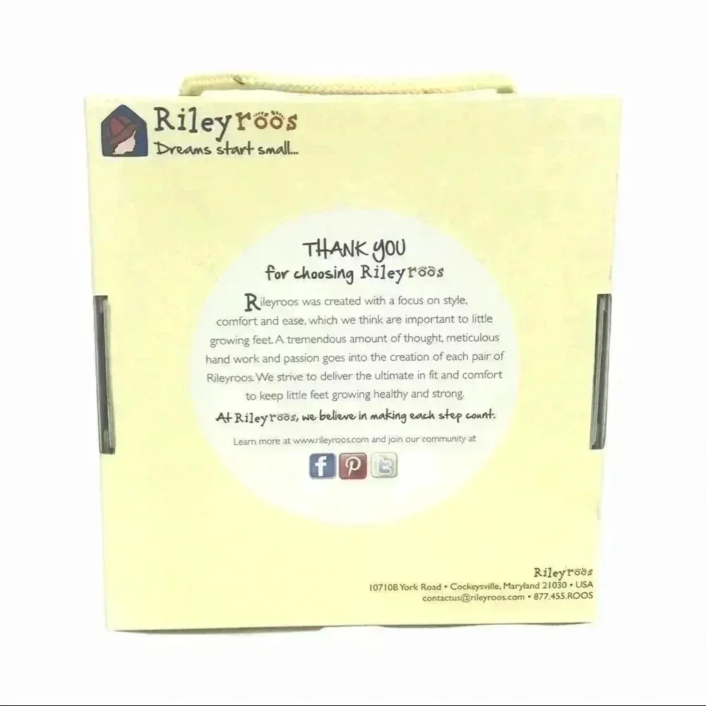 Rileyroos Allyson Easy Walker Flats Kiwi Size 18‑24M Leather NIB Toddler